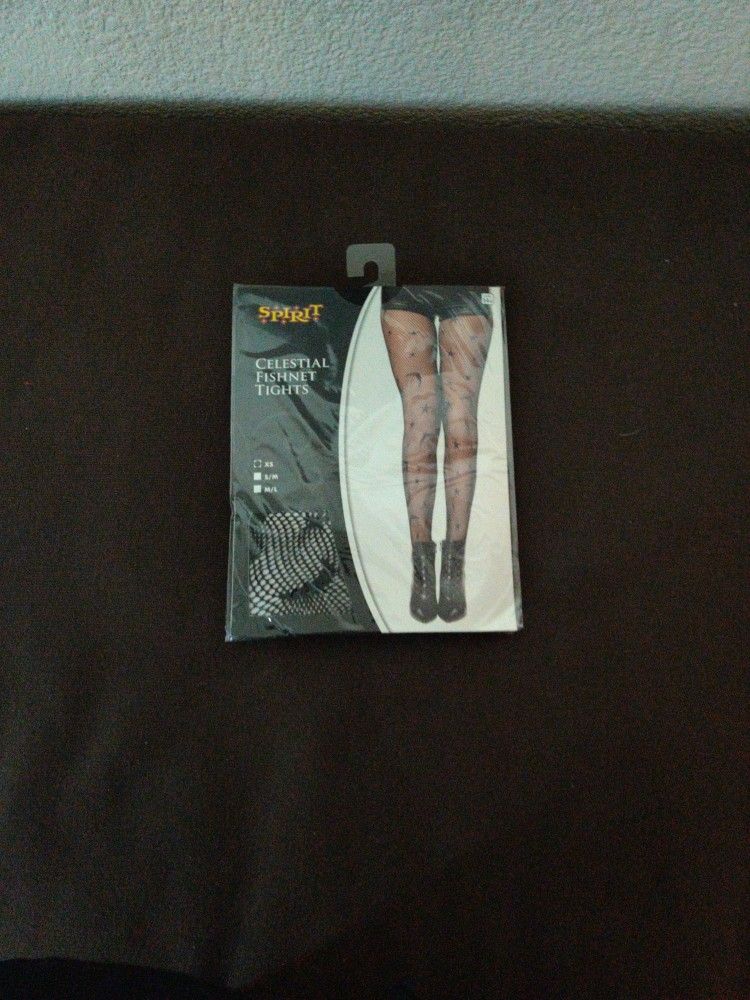 Brand New Celestial Fishnet Tights Extra Small Halloween Costume