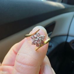 Vintage 7 Diamond Ring