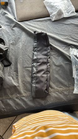 Black Pull String Bag