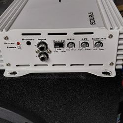 15" Competition type subwoofer & Class D Monoblock High-speed mosfet power amplifier