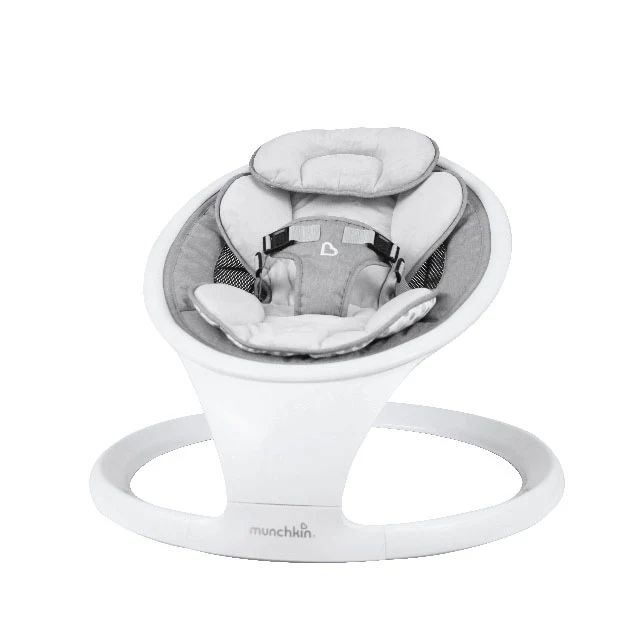 Munchkin Bluetooth Enabled Baby Swing - White/grey 