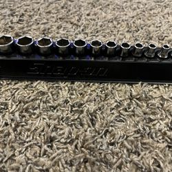 Snap On 1/4 Sockets Deep And Shallow 