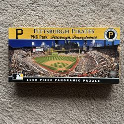 PITTSBURGH PIRATES PANORAMIC JIGSAW PUZZLE MLB 1000 PC PNC PARK PENNSYLVANIA