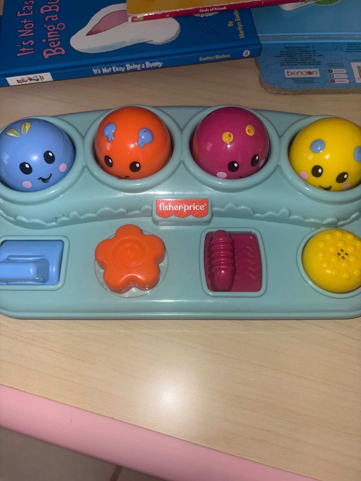 Fisher price pop up baby toy
