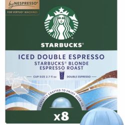 Starbucks Nespresso Iced Double Espresso Vertuo