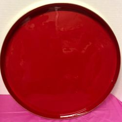 Glossy Decoration Tray Red Gold Serving Tray Display Sushi Food Drinks Coffees Breakfast In Bed Livingroom Kitchen 