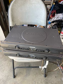 Samson Servo 300 2-Channel 300-Watt 2RU Rackmount Power Amplifier Stereo dj