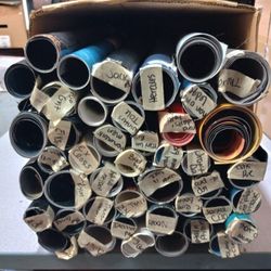 Bulk lot of movie theater advertising posters Hollywood film decor man cave film cinema