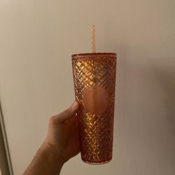 Starbucks Rose Gold Tumbler Venti Cup