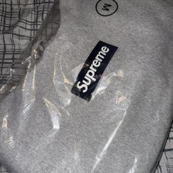 Supreme Box Logo Heather Grey