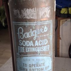 Antique Fire Extinguisher 