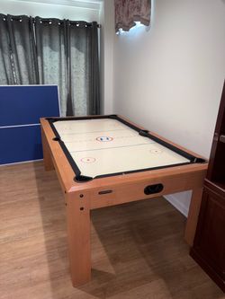 Harvard Three in one: ping pong, air hockey, pool table