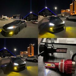 Led Headlights Size 9007 Luces 6000k Bright Glacier White