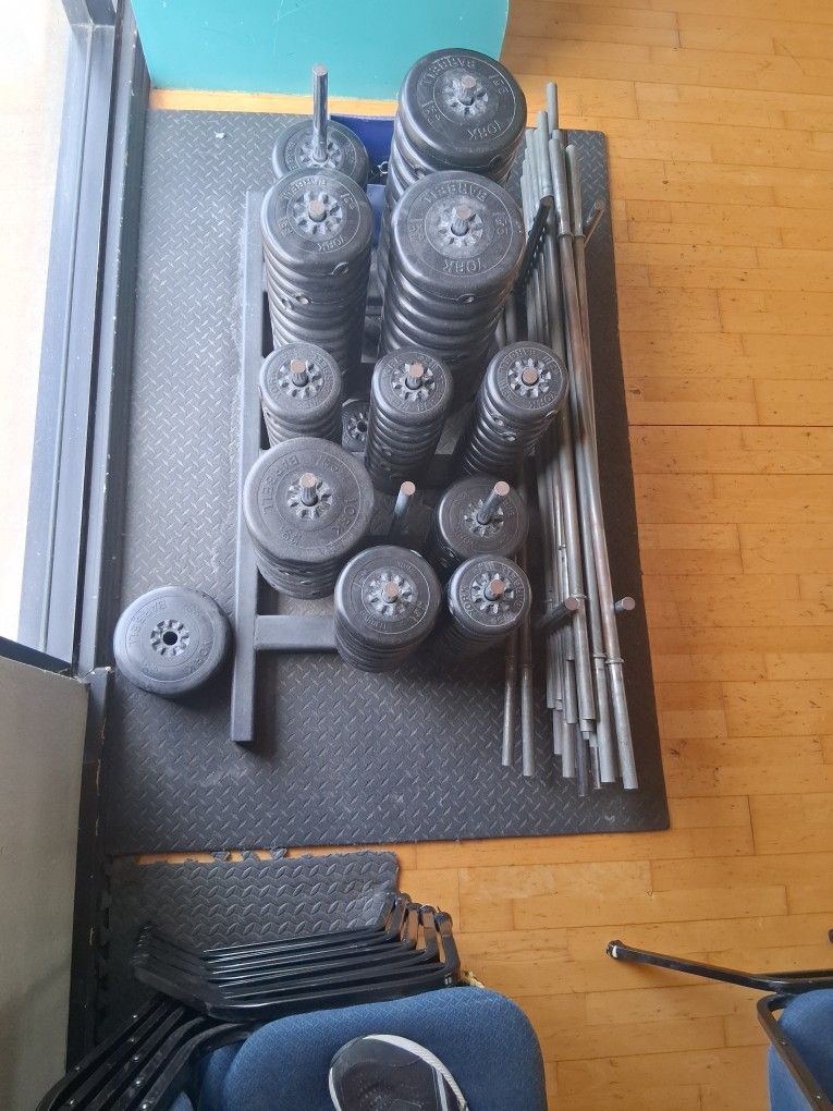 Free Weight Barbell Set