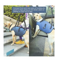 Brand COODEO COODEO Dog Lift Harness Pet Support Rehabilitation Sling Lift Adjustable Padded Breathable Straps for Old Disabled Joint Injuries for Sale in Houston TX OfferUp