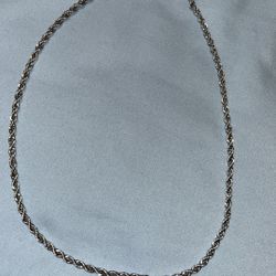 Rope Chain Silver Plated