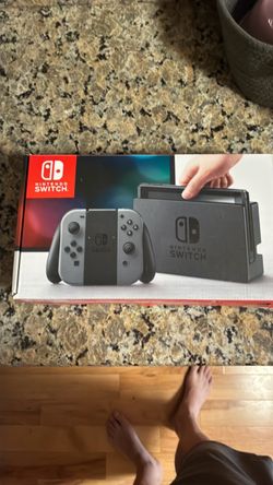 Nintendo Switch Console Gray Joy-Con Box