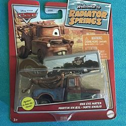 Disney Pixar cars welcome to radiator Springs One Eye Mater