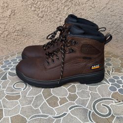 WORK BOOTS ARIAT SOFT TOE WATERPROOF SIZE 9.5 MENS 