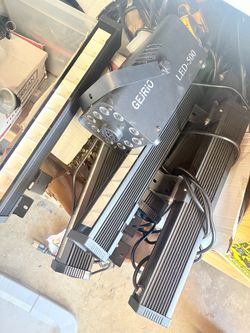 DJ Smoke machine and light bars