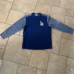 Dodger Gear Authentic Sweater And On The Field Long Sleeve