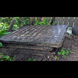 Antique Sidewalk Vaults With All The Prisms Intact Salvaged From The Streets Of Downtown Portland Oregon