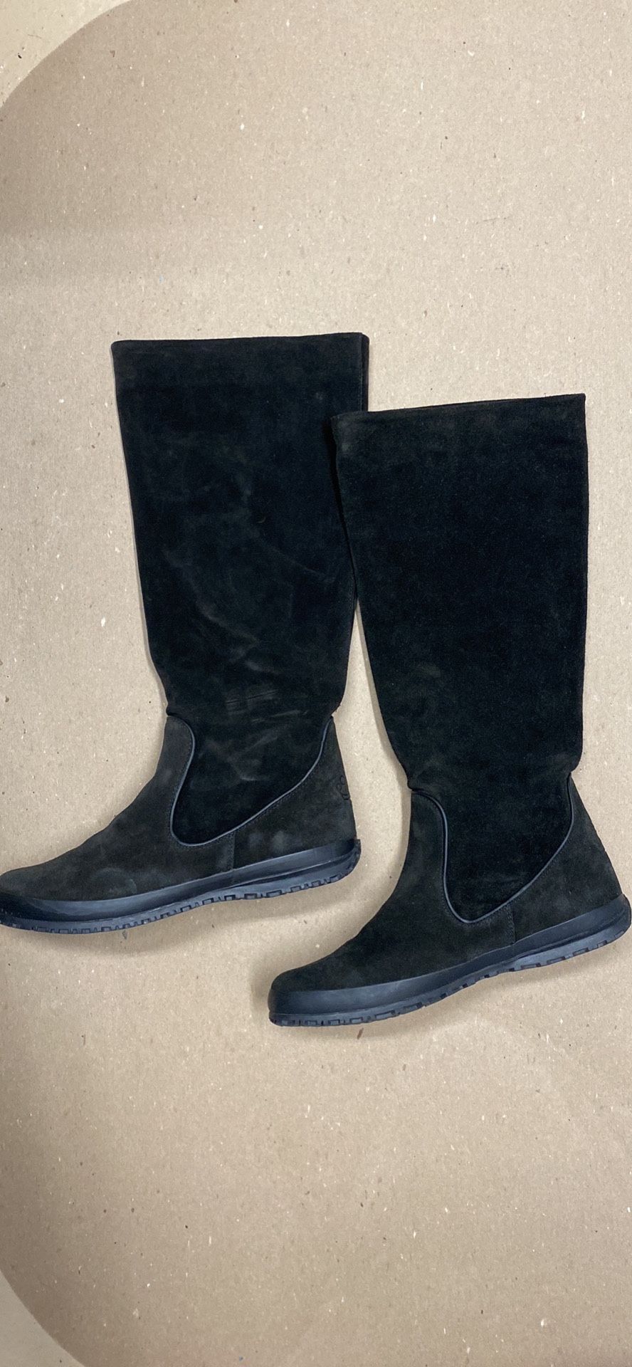 Italian Boots 38 Black Leather Fornarino