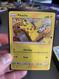 McDonalds Pokémon 25th Anniversary Holo Pikachu. 