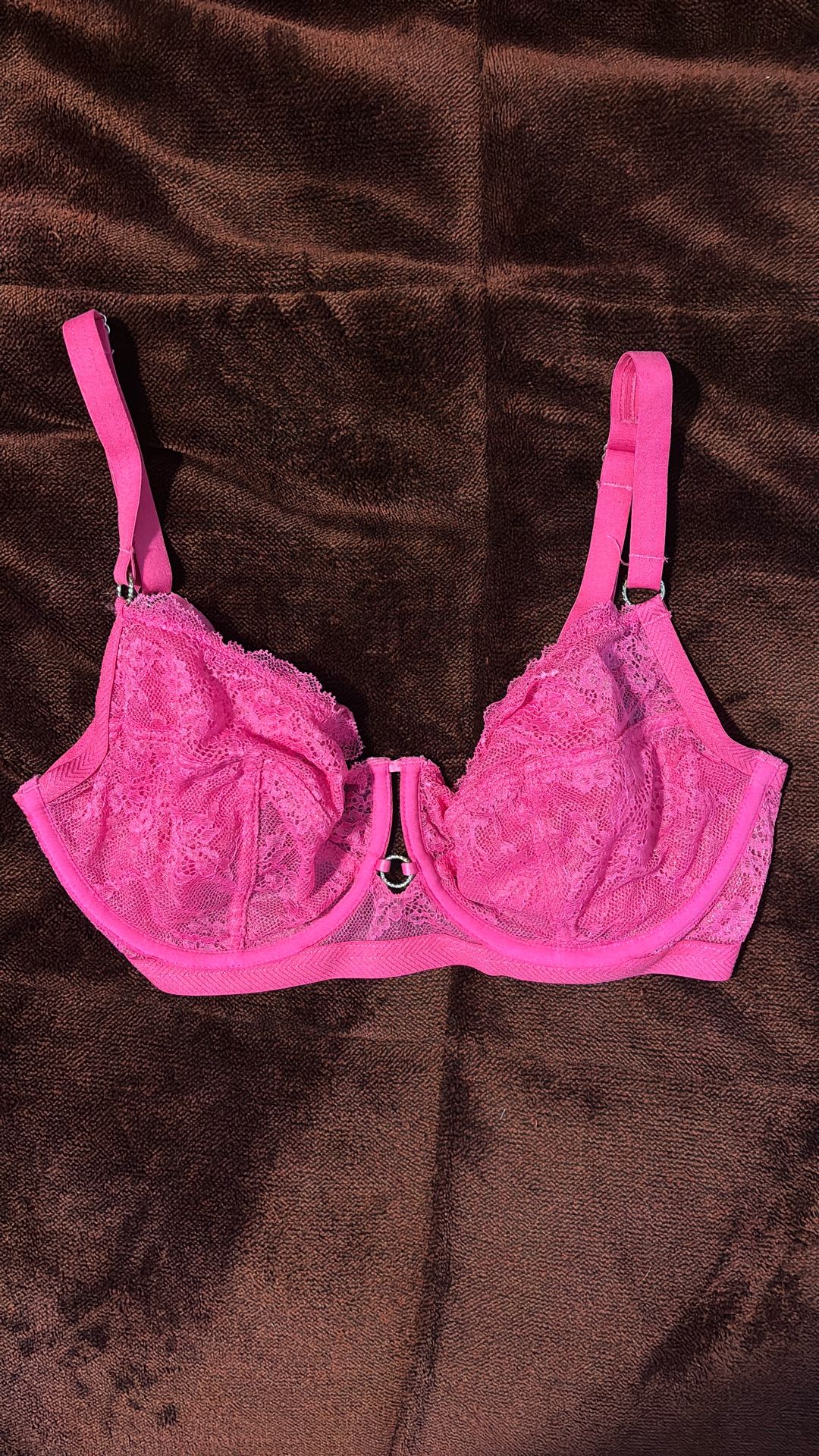 Pink Lace Bra