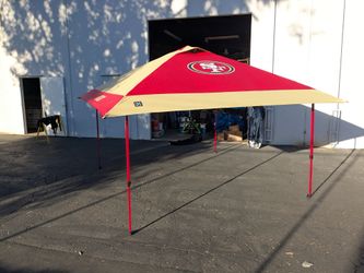Canopy Tent 49ERS 12x12 Quick Pop Up Red San Franciso Football Tienda Toldo