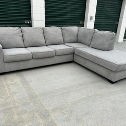 FREE DELIVERY | Grey L Sectional Sofa 