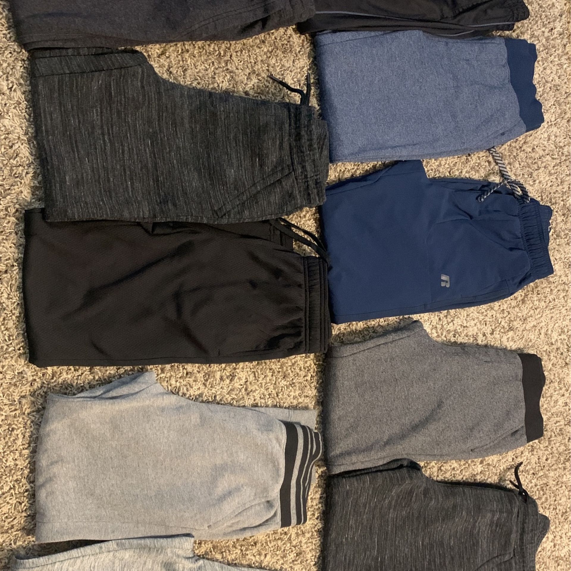 11 Pairs Of boys Athletic Sweat Pants XL 14-16