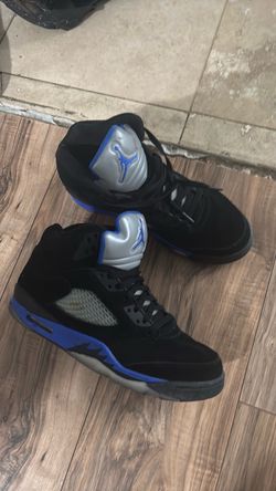 Air Jordan 5 Retro Black Royal Blue Sneakers