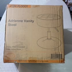 Black Vanity Stool