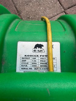 B-air 1-hp blower