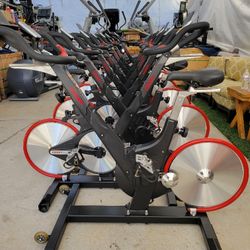 SPIN BIKES LOT.  12 TOTAL  KEISER M3I 