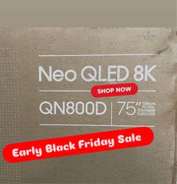 SAMSUNG 75-Inch Class Neo QLED 8K QN800D QN850D Series Neo Gaming Hub, Smart TV with Alexa built in