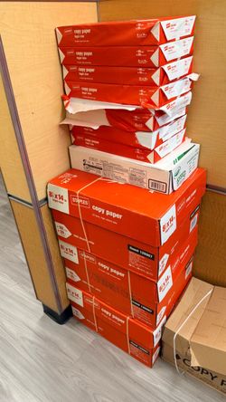Legal copy paper reams