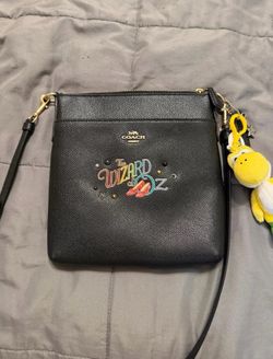 Coach x The Wizard of Oz Black Leather Kitt Crossbody