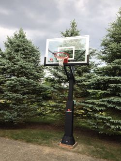 Basketball hoops install