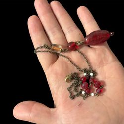 Antique Red Necklace 