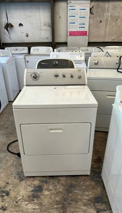 Whirlpool White Electric Dryer with Wrinkle Prevent