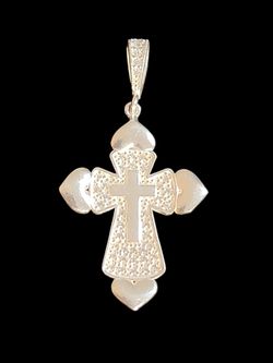 Solid .925 Silver Cross Pendant