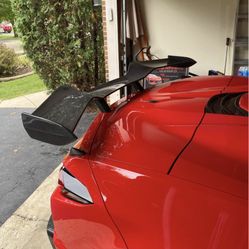 C8 Corvette Z06 Style Wing Carbon Fiber