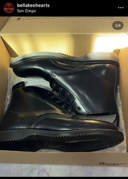 Dr. Martens Black Boots Woman