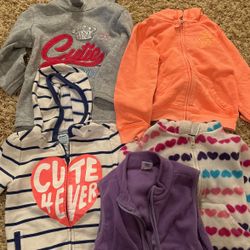 4T Hoodies & vest lot