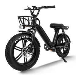 GlareWheel 750W Fat Tire Moped-Style Electric Bicycle EB-AG