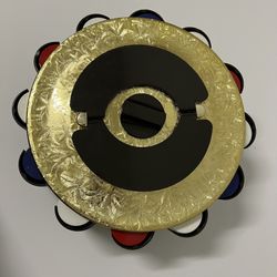 Vintage Poker Chip Holder Gold And Black