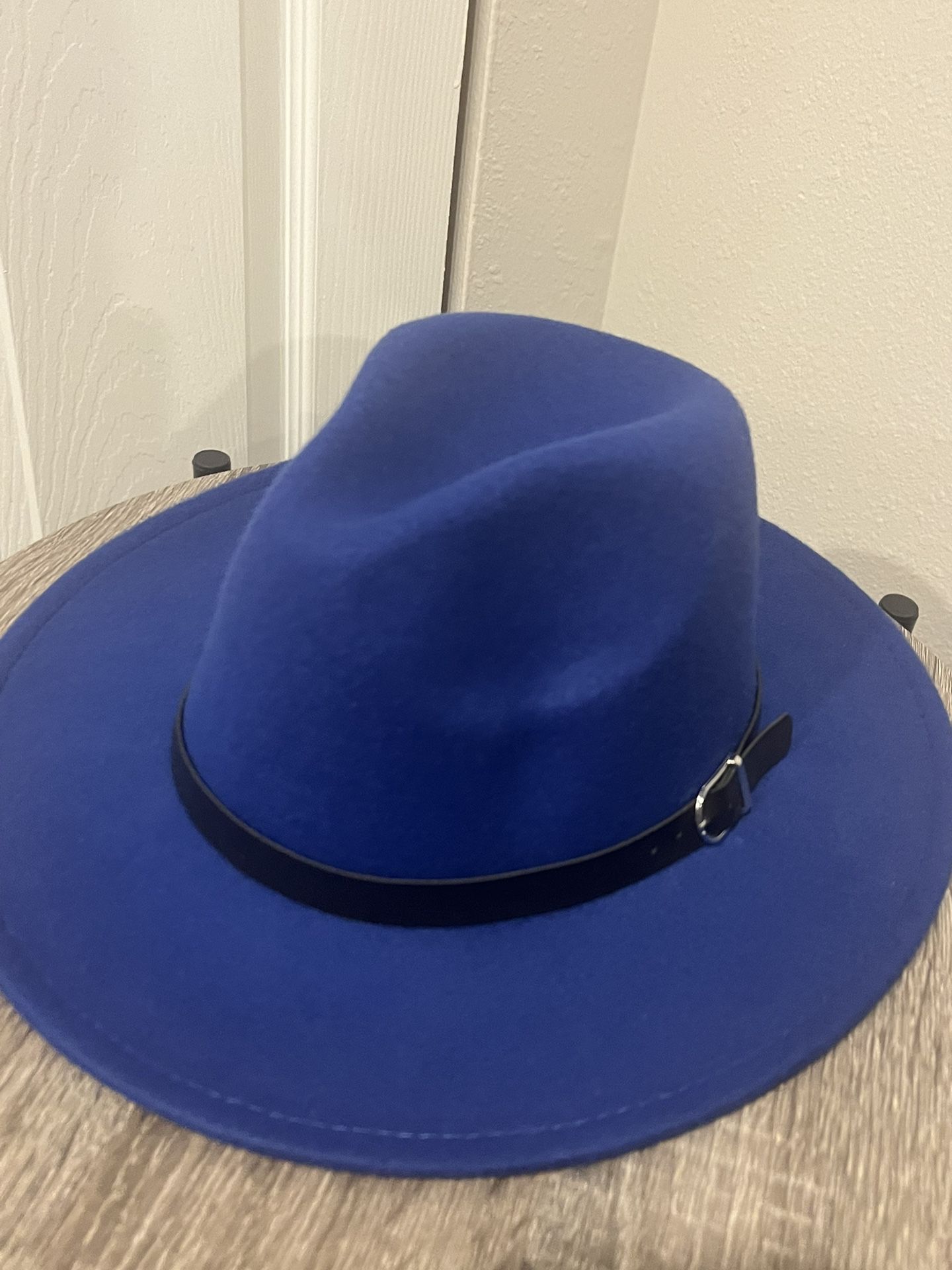 A Blue cowboy Hat