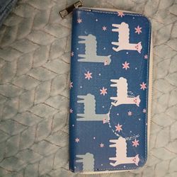 Cute Llama Wallet. Full Size. 